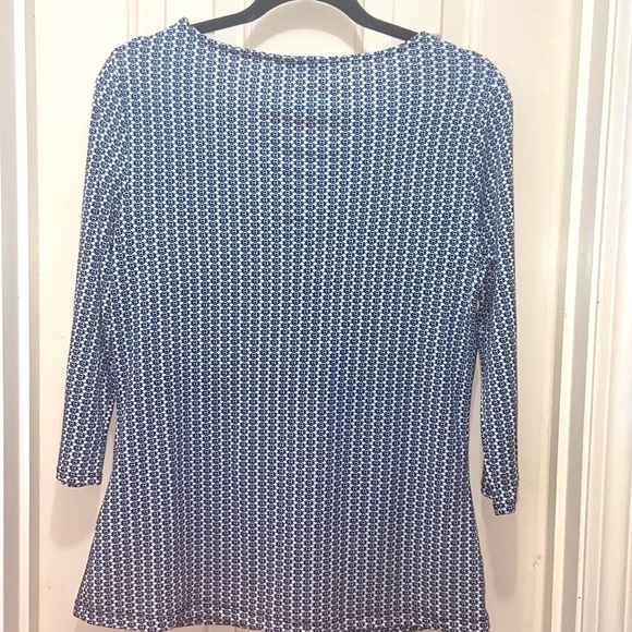 Apostrophe v neck lack and white polka dots - Picture 2 of 4